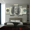 Image of 100 Dollar Bill Benjamin Franklin Money Wall Art Decor Canvas Printing