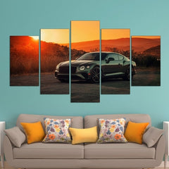 2020 Bentley Continental GT V8 Wall Art Decor Canvas Printing