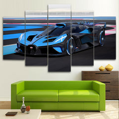 2020 Bugatti Bolide Concept Hyper Car Wall Art Decor Canvas Printing