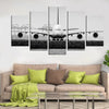 Image of A380 Jet Airliner Aircraft Wall Art Decor Canvas Printing