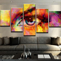 Abstract Color Eye Wall Art Decor Canvas Printing
