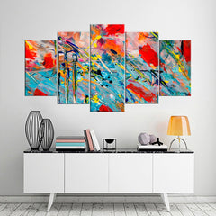 Abstract Expressionism Watercolor Wall Art Decor Canvas Printing