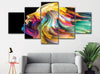 Image of Abstract Face Colorful Wall Art Decor Canvas Printing