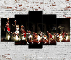 Abstract Michael Jordan Basketball Wall Art Decor Canvas Printing
