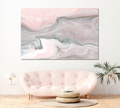 Abstract Pink Marble Wall Art Canvas Printing Decor-1Panel