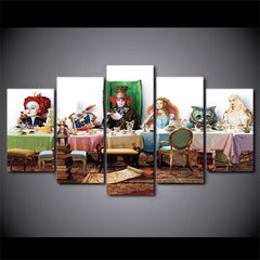 Alice In Wonderland Johnny Depp Wall Art Decor Canvas Printing