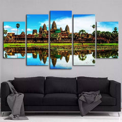 Angkor Wat 7 Wonders Of The World Wall Art Decor Canvas Printing