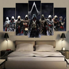Assassins Creed Characters Wall Art Decor Canvas Printing
