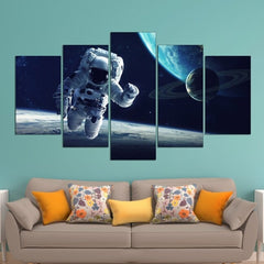 Astronaut in Space Wall Art Decor Canvas Printing