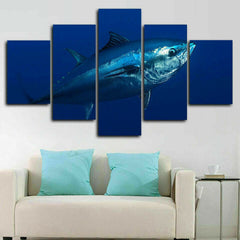 Big Bluefin Tuna Fish Atlantic Wall Art Decor Canvas Printing