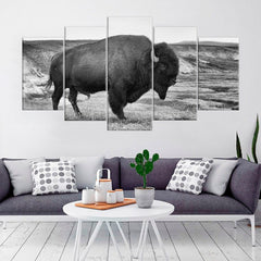 Bison American Buffalo Wall Art Decor Canvas Printing