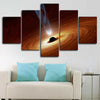 Image of Black Hole Space Universe Wall Art Decor Canvas Printing