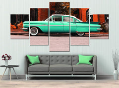 Chevy Bel Air Vintage Car Wall Art Decor Canvas Printing