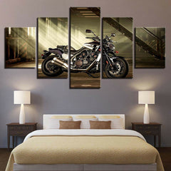 Classic Vintage Style Motorcycle Wall Art Decor Canvas Printing