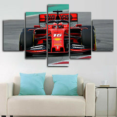 F1 Car Racing Wall Art Decor Canvas Printing