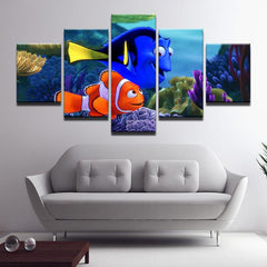 Finding Nemo Dory And Nemo Wall Art Decor Canvas Printing