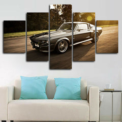 Ford Mustang Eleanor Car Wall Art Decor Canvas Printing