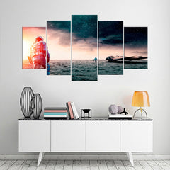 Galaxy Space - Science Fiction Wall Art Decor Canvas Printing