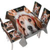 Image of Antler Hound Tablecloth Waterproof Rectangular Dinner TableCloth by SUNIMA