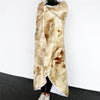 Image of Burrito Tortilla Pizza Blanket Soft Round Blanket for Bed Warm Fleece Sofa