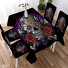 Image of Skull Gothic Waterproof Rectangular Dinner Tablecloth