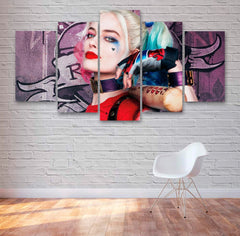Harley Quinn DC Comics Movie Wall Art Decor Canvas Printing