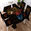 Image of African Egyptian Geometric Ethnic Waterproof Rectangular Dinner Tablecloth