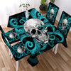 Image of Skull Gothic Waterproof Rectangular Dinner Tablecloth