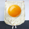 Image of Burrito Tortilla Pizza Blanket Soft Round Blanket for Bed Warm Fleece Sofa
