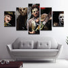 Image of Horror Movie Characters Freddie Jason Michael Myers Wall Art Decor Canvas Printing