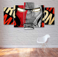 Iron Man Avengers Movie Wall Art Decor Canvas Printing