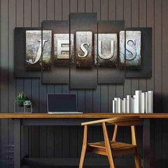 Jesus Name Christian Wall Art Decor Canvas Printing