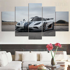 Koenigsegg CCXR Super Car Wall Art Decor Canvas Printing