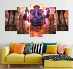 Lord Ganesha The God Wall Art Decor Canvas Printing