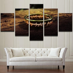 Lord Of The Rings The One Ring Wall Art Decor Canvas Printing