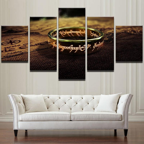 Lord Of The Rings The One Ring Wall Art Decor Canvas Printing
