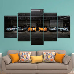 Mclaren Collection Sports Car Wall Art Decor Canvas Printing
