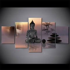 Mindfulness Buddha Zen Meditation Wall Art Decor Canvas Printing