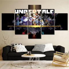 Papyrus Undertale Chara Video Game Wall Art Decor Canvas Printing