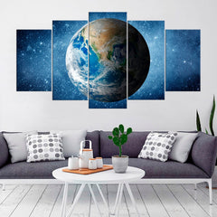 Planet Earth Space Fine Art Wall Art Decor Canvas Printing