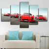 Image of Racing Classic F40 Red Cars Wall Art Decor Canvas Printing