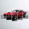 Image of Red Boss 429 Mustang Car Wall Art Decor Canvas Printing