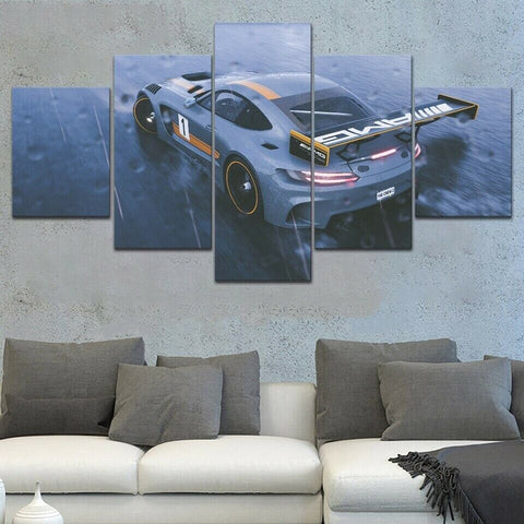 Sports Drift Car Wall Art Decor Canvas Printing