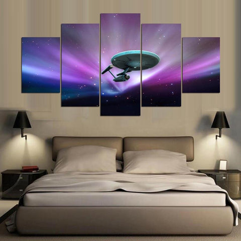 Star Trek TOS Enterprise Wall Art Decor Canvas Printing