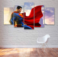 Superman DC Comics Marvel Wall Art Decor Canvas Printing