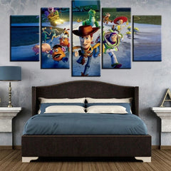 Toy Story Characters Wall Art Decor Canvas Printing