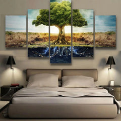 Tree of Life Landscape Wall Art Decor Canvas Printing