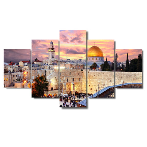 Jerusalem Modular Wall Art Canvas Print Decor - CozyArtDecor