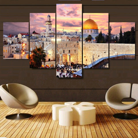 Jerusalem Modular Wall Art Canvas Print Decor - CozyArtDecor