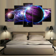 Planets Universe Earth Space Wall Art Decor